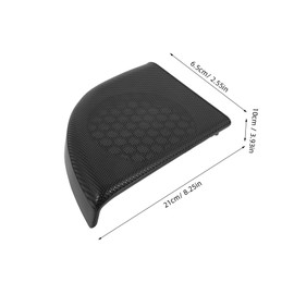 Mikinona Car Door Speaker Cover for Coupe Left Side Mesh Audio Protective Cover Easy Installation Improves Sound Quality Decorative Speaker Protector
