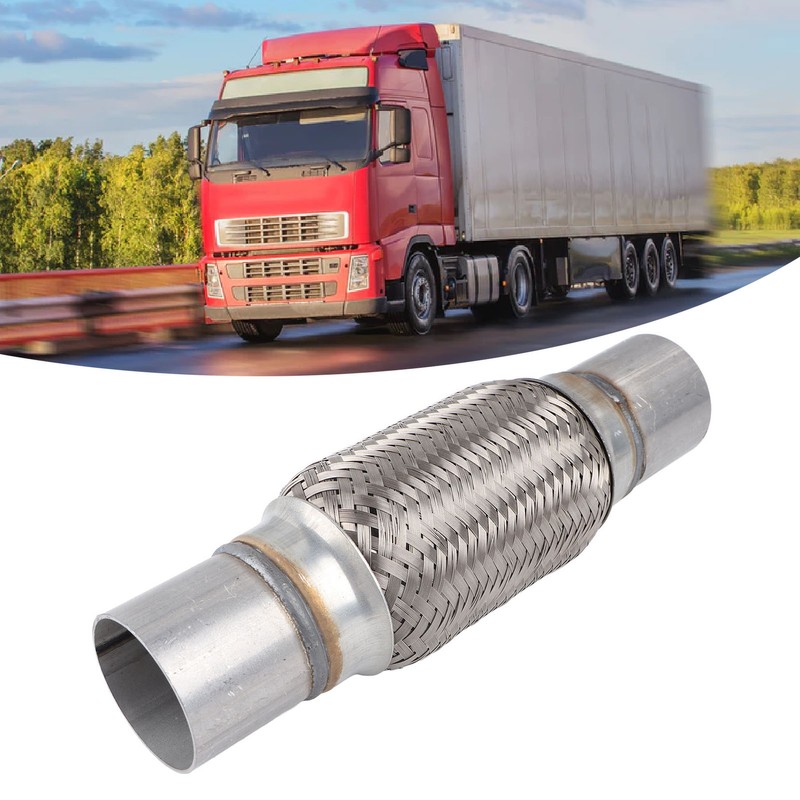 Car Exhaust Pipe 50 X 250mm Welding Free Stainless Steel