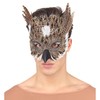 Widmann Srl Owl Mask for Adult Domini, Multicoloured, WDM07788