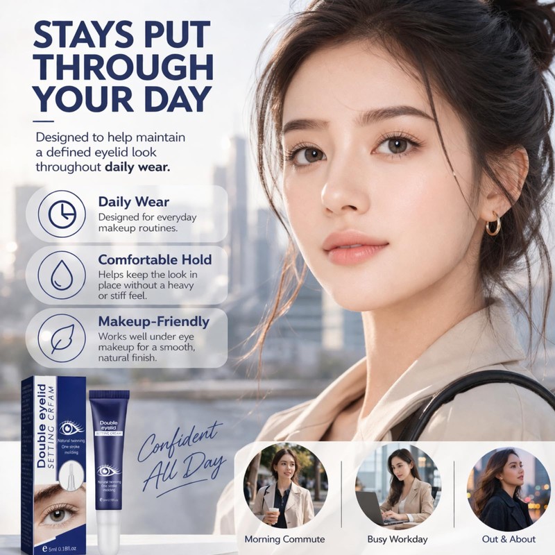 2PCS Eyes Big Lifting Eyelid Defining Cream, Invisible Eyelid Lifting
