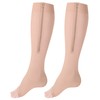 Truform Zipper Compression Stockings, 15-20 mmHg Medical Socks, Women and
