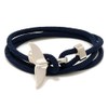 HuiApparel Unique Whale Tail Wrap Bracelet - 20” Adjustable Nylon,