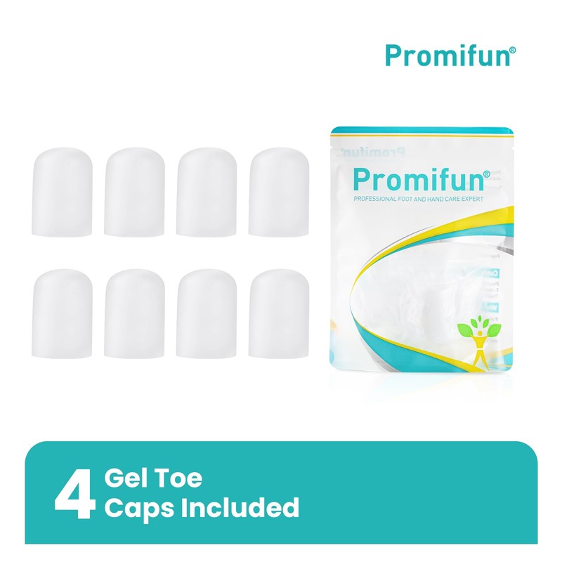 Promifun Toe Cap Union Protector, 6 Pack Toe Protectors for