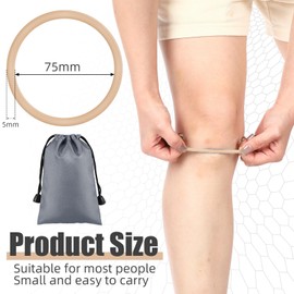 Foilswirl 2 Pcs Silicone Patella Tendon Support Strap Patella Band Knee Band for Knee Pain Knee Strap Brace Support for Volleyball Basketball Running Soccer Hiking(Nude Color)