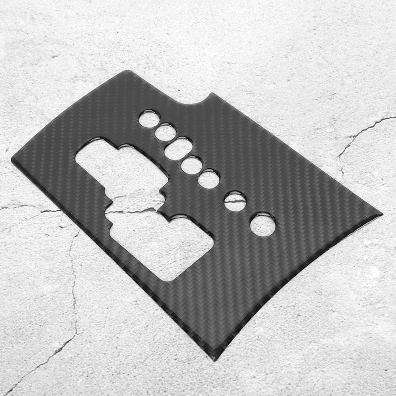 Carbon Fiber Gear Shift Panel Trim Cover Decal for RAV4