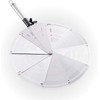 Leifheit ProLine series foldable splash guard, made of stainless steel,