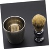 Healeved 1set Men Shaving Brush Set Bowl Soft Bristle Beard