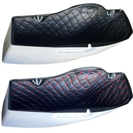 COKTNNI Saddlebag Liners Carpet Insert Fits for 2024 Road Glide Street Glide CVO Road Glide CVO Street Glide CVO Road Glide ST (red)