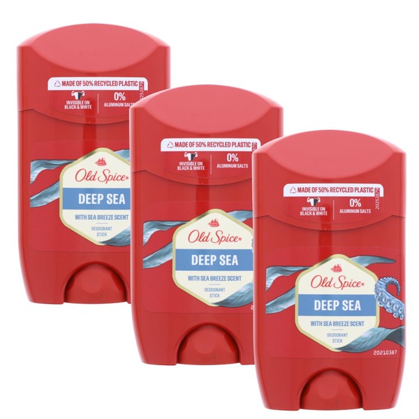 3 x Old Spice Deep Sea Deostick f�r M�nner je