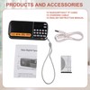 Atelierate Mini AM Radio Digital Portable Stereo Speaker MP3 Audio