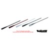 VMS Racing 9 inch SPIKE ANTENNA in RED Billet Aluminum