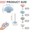 Aifrymne 20-Pack Mushroom Duvet Cover Clips - Non-Slip Quilt Holders