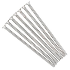 Evoges M3.5 x 75mm Long Flat Countersunk Slotted Head Electrical Machine Screws, Mild Steel, Pack of 10