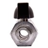 DuraChoice 1/4" Mini Brass Ball Valve - Chrome Plated Female