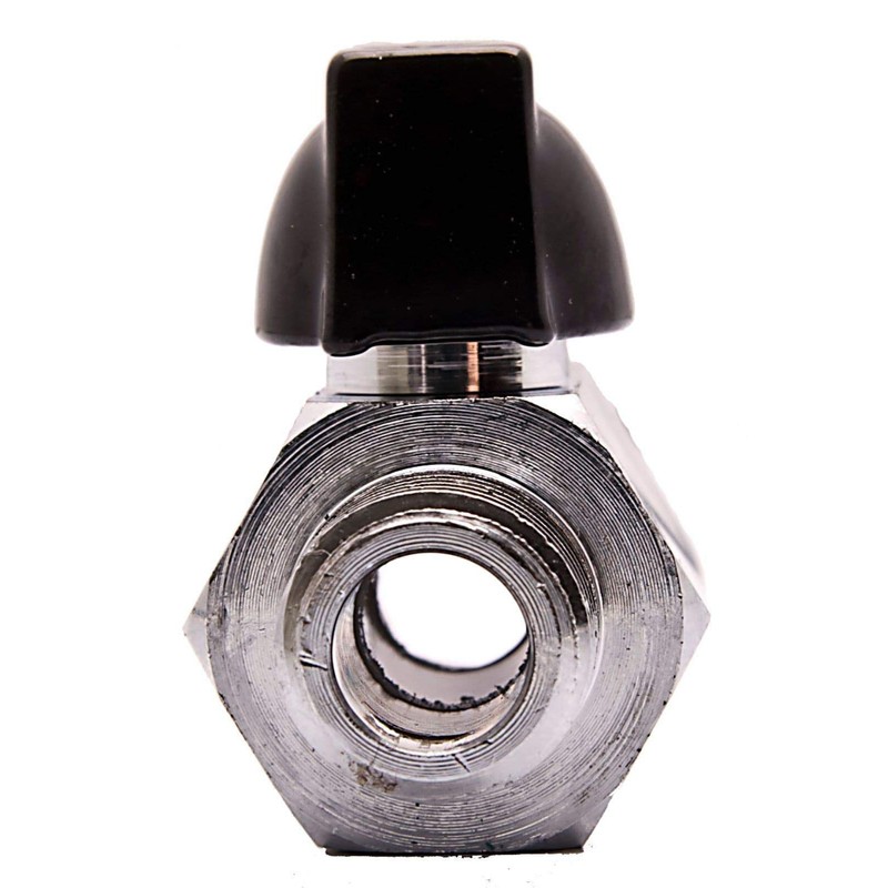 DuraChoice 1/4" Mini Brass Ball Valve - Chrome Plated Female