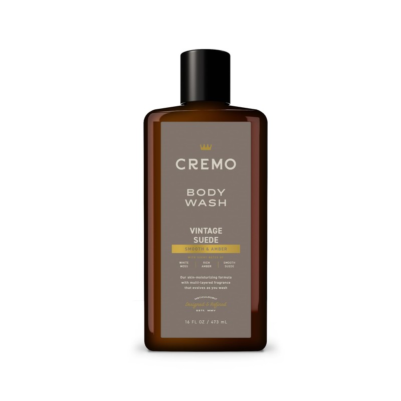 Cremo - Gel de baño rico en espuma, gamuza antigua