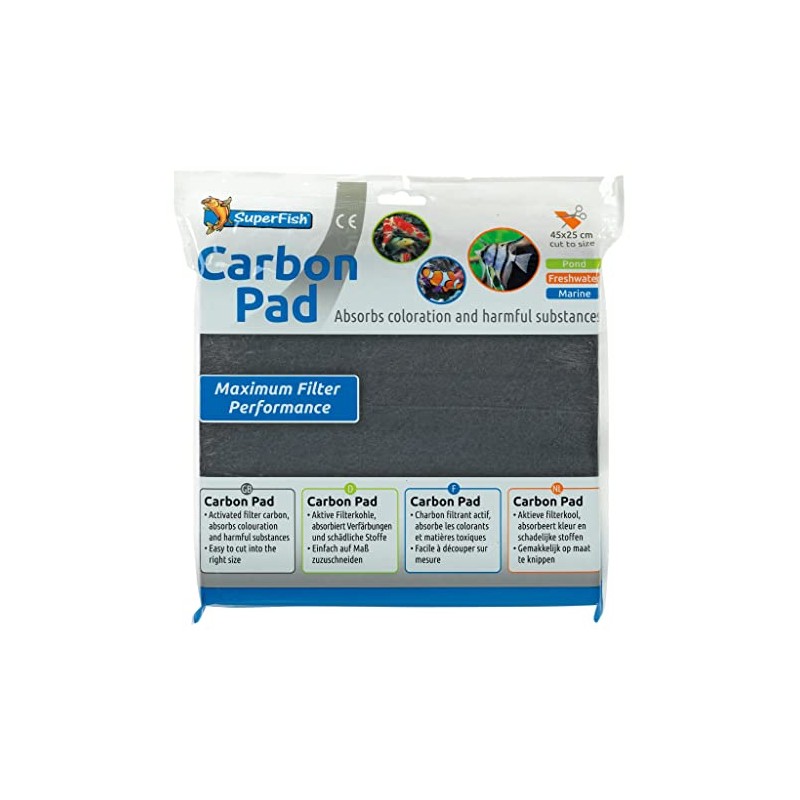 Superfish Carbon Pad 45x25 cm