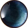 Yamashita Kogei 45025720 Medium Plate, Sea Mine Glaze, Diameter 7.1