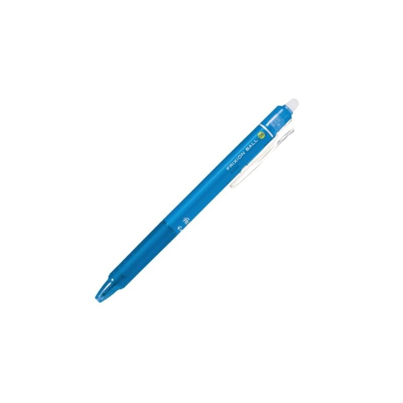 Pilot LFBK230EF10LB Frixion Ball Knock, 0.5 Light Blue, 10 Count