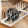 Magheo Pots and Pans Organizer Under Cabinet, 22" Deep Expandable