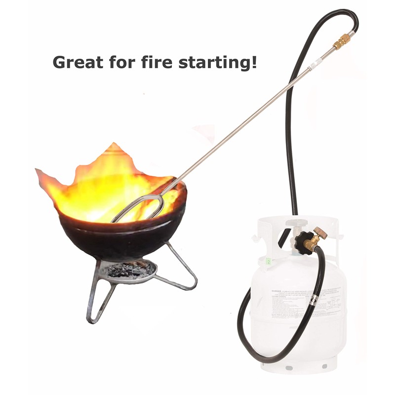 Flame King Propane Fire Starter Torch for Firepits, Charcoal Grills,