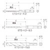 TOP ETD-15.0 ETD-15.0 Hexagonal Shank for Electric Drills, Iron Work