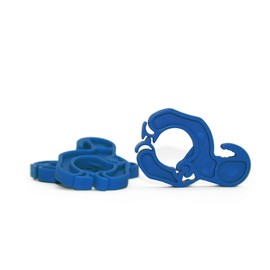 KLICKSO - The Sock Clip - Pack of 15 - Blue, blue