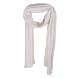 Love Cashmere Women's 100% Cashmere Wrap Scarf - White - hand made in Scotland RRP $350