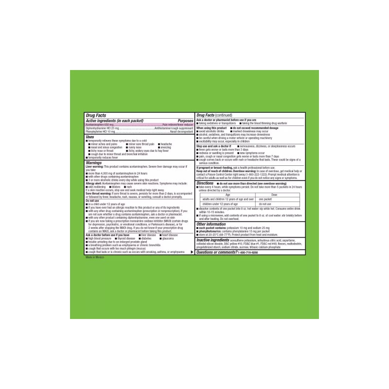 Equate Nighttime Severe Cold Flu & Cough - Honey Lemon