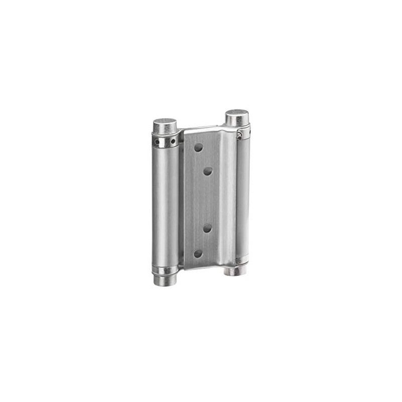 Meister 311356 Swing-Door Hinge 100 mm Brushed Stainless Steel