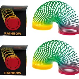 Landahl Rainbow Spiral Spring Spiral Approx. 7.5 x 6.5 cm as Party Bags and Play, Set of 4 Stair Runners