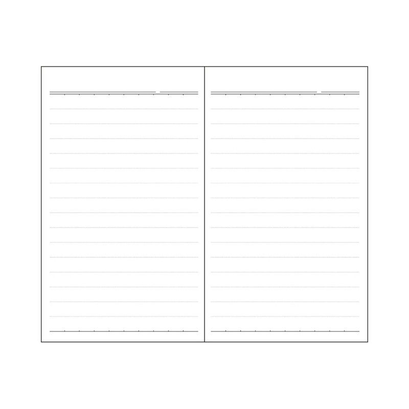 ダイゴー メモ メモ専科 横罫 手帳 ブラック A1234