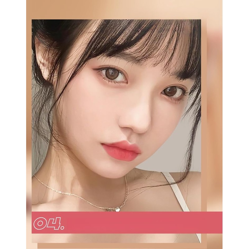 LIANGNISHI Automatic Rotating Lip Liner, Lipstick Pen, Non-Fade, Matte Nude,