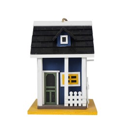 Wooden Bird Houses Garden Country Cottages Bird House for Outdoor Hanging Hand-Painted