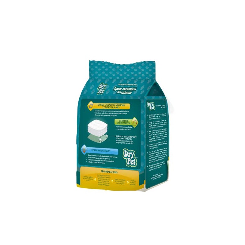 Dry Pet Tapete Entrenador para Perro de 14 Piezas