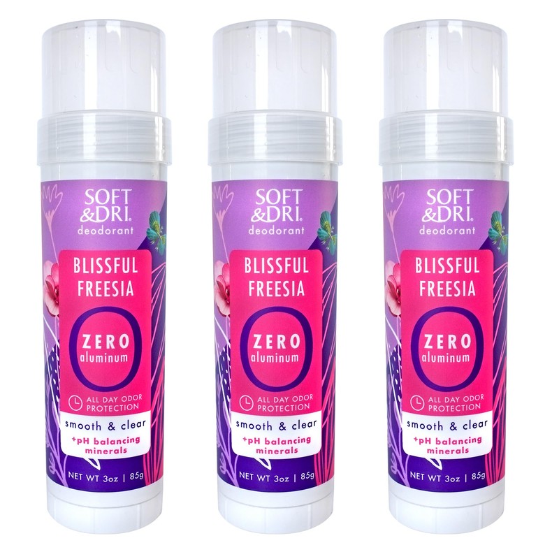 Soft & Dri Blissful Freesia Aluminum Free Deodorant, 3 oz,