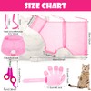 Patelai 5 Pcs Cat Bathing Bag Set Cat Grooming Bag