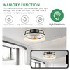 Mpayel Ceiling Fans with Lights and Remote - Flush Mount