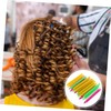 WOONEKY 100pcs Spiral Hair Curlers Perm Rods for Long Hair