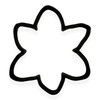 Daffodil Flower Cookie Cutter with Easy to Push Design (3.5