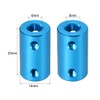 sourcing map 2 Pieces 6 mm to 6 mm Bore