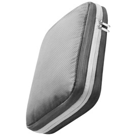 LIXIA Travel Compression Bag, 2-Way Space Saving, YKK Double Zipper, Travel Pouch, gray