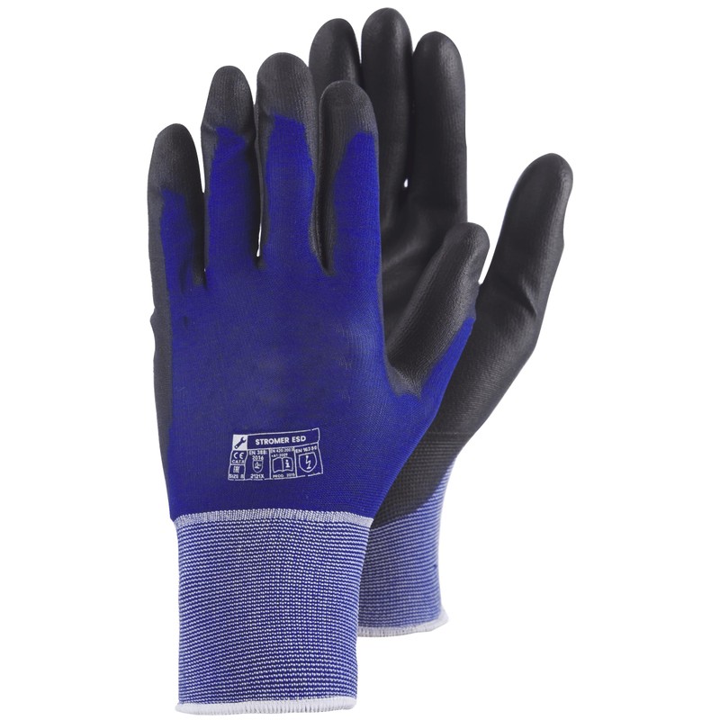 Minadax ESD Electrostatic Gloves - 2 Pairs, Size L/9 -
