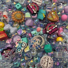 Acrylic Beads Mix(16mm)-Beading making-Bead Assortmens-DIY:_Teachers' Day_650ml