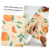 Beavorty Beeswax Food Wrap 3 Sheets Preservation Cloth Reusable Food
