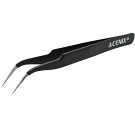 ACENIX Professional Precision Tweezers Craft Anti Magnetic Stainless Steel Repair Tweezers Tool Curved Tweezers, Tweezers for Crafting Tweezers Vape, Modelling Tweezers, Craft Tweezers.