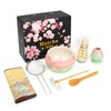 Mint Pink 8Pcs Matcha Whisk & Bowl Starter Kit Microwave