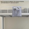 AUCOOMA Dual Purpose Bedside Storage Hanging Bag Versatile Bedside Organizer