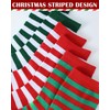 Eurzom 6 Pairs Christmas Women's Striped Socks Holiday Novelty Crew