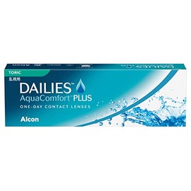 Dailies AquaComfort Plus Toric Tageslinsen weich | 30 St√ºck | BC 8.8 mm | DIA 14.4 mm | CYL -01.75 | ACHSE 20 | -00.25 Dioptrien
